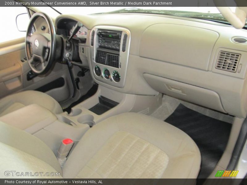 Silver Birch Metallic / Medium Dark Parchment 2003 Mercury Mountaineer Convenience AWD