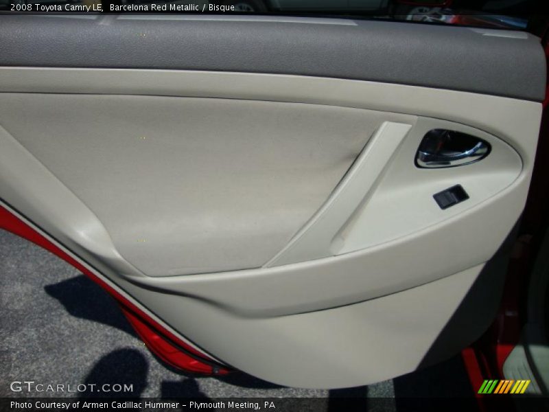 Barcelona Red Metallic / Bisque 2008 Toyota Camry LE