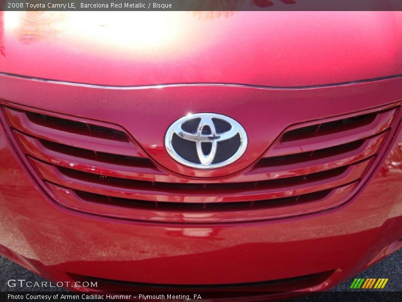 Barcelona Red Metallic / Bisque 2008 Toyota Camry LE