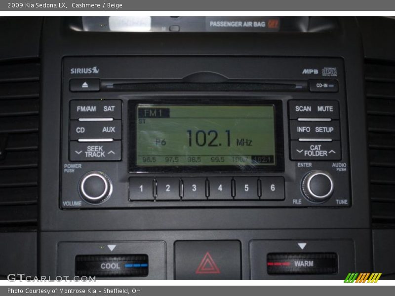 Cashmere / Beige 2009 Kia Sedona LX
