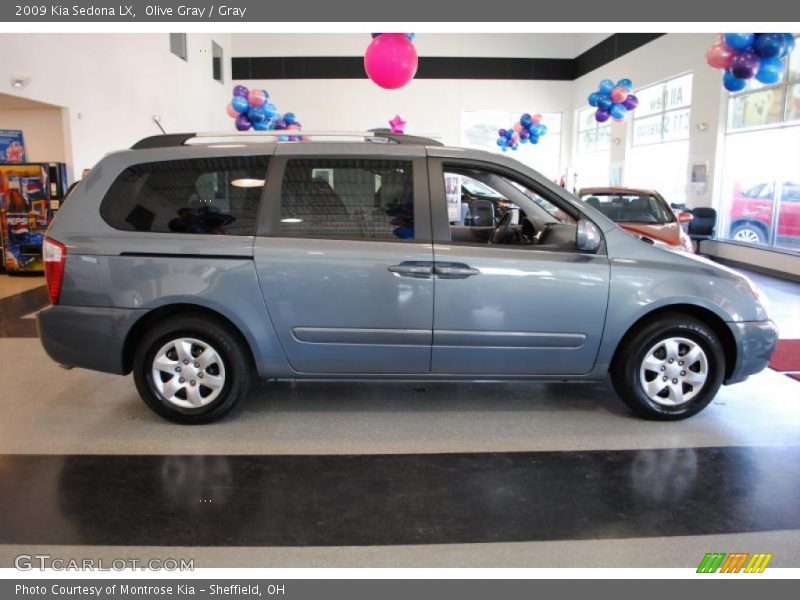 Olive Gray / Gray 2009 Kia Sedona LX