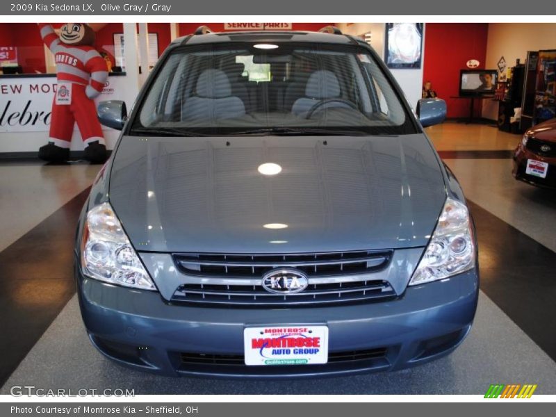 Olive Gray / Gray 2009 Kia Sedona LX