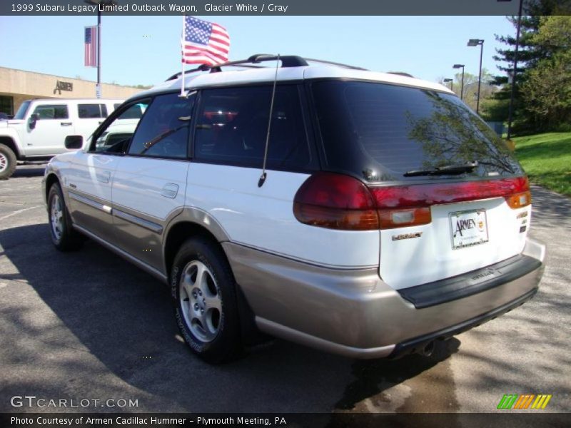 Glacier White / Gray 1999 Subaru Legacy Limited Outback Wagon