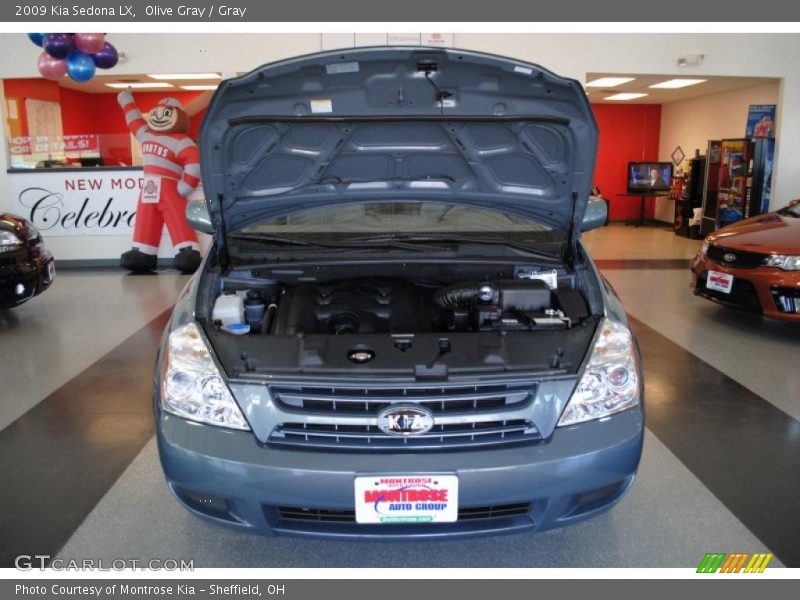 Olive Gray / Gray 2009 Kia Sedona LX