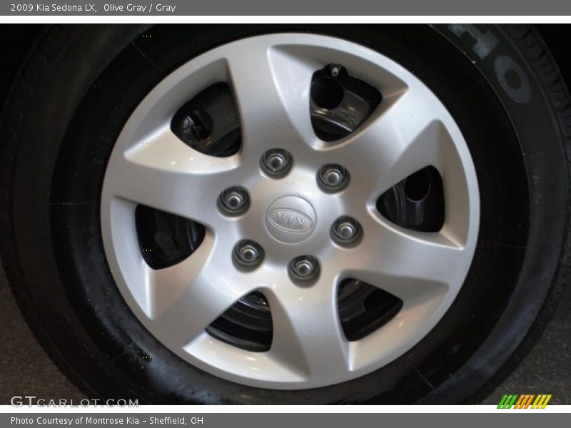 Olive Gray / Gray 2009 Kia Sedona LX