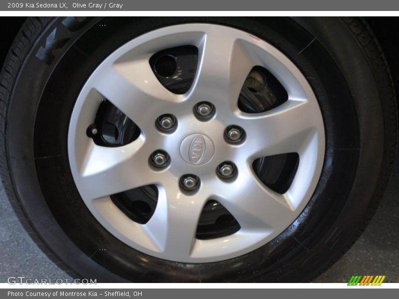 Olive Gray / Gray 2009 Kia Sedona LX