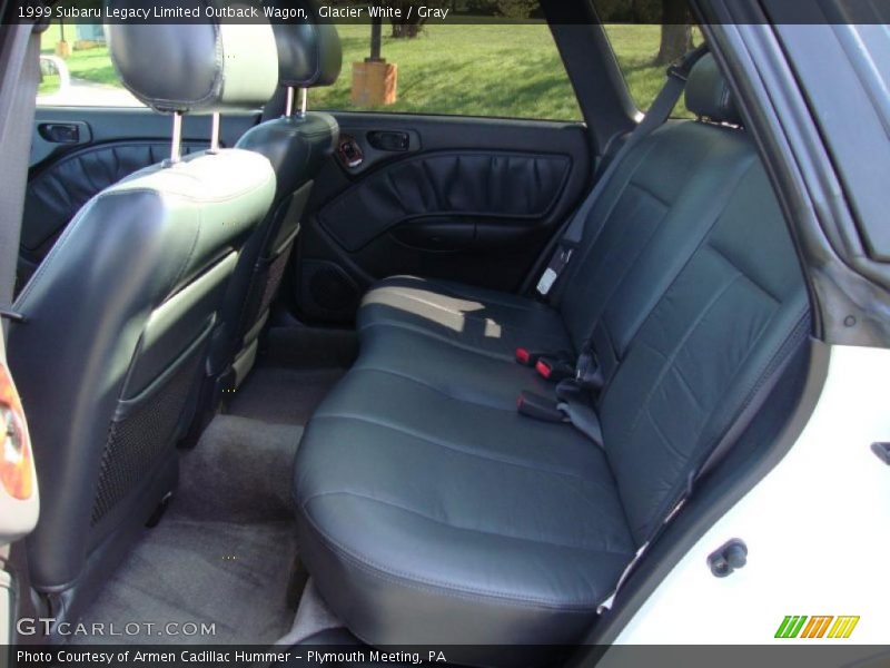 Glacier White / Gray 1999 Subaru Legacy Limited Outback Wagon