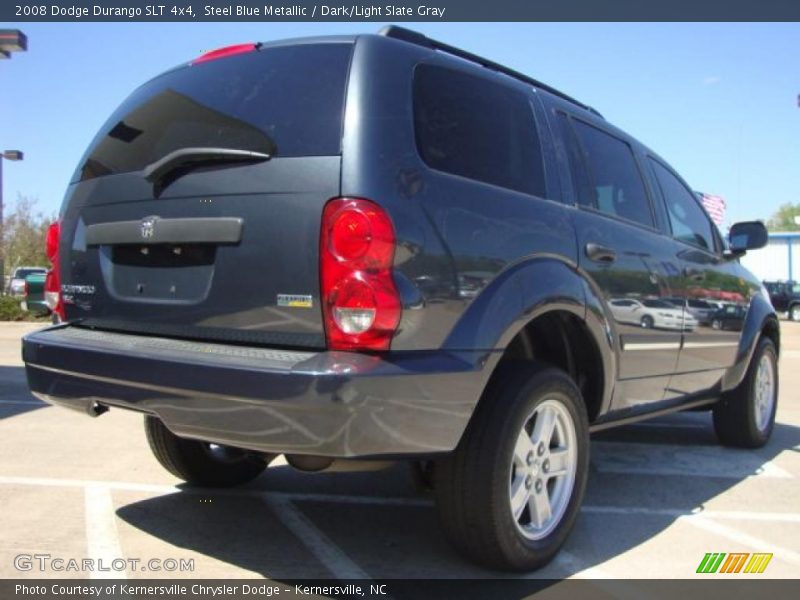 Steel Blue Metallic / Dark/Light Slate Gray 2008 Dodge Durango SLT 4x4