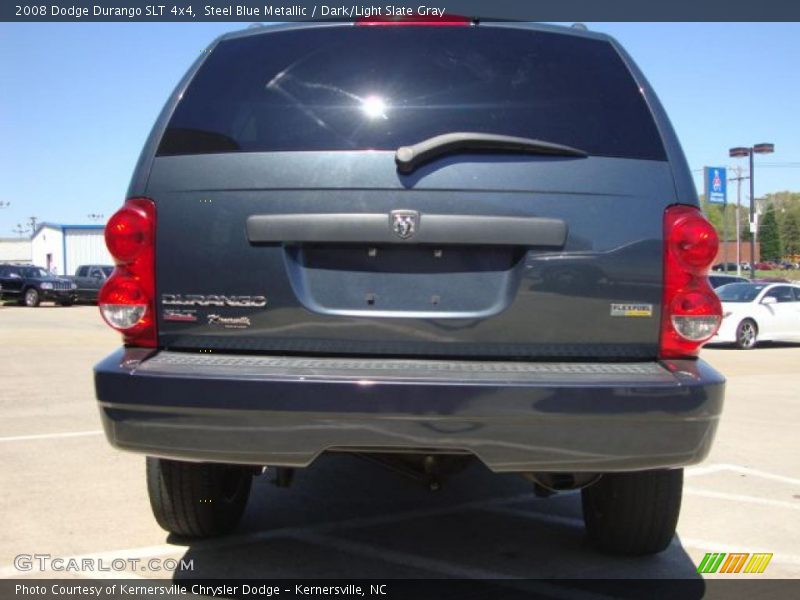 Steel Blue Metallic / Dark/Light Slate Gray 2008 Dodge Durango SLT 4x4