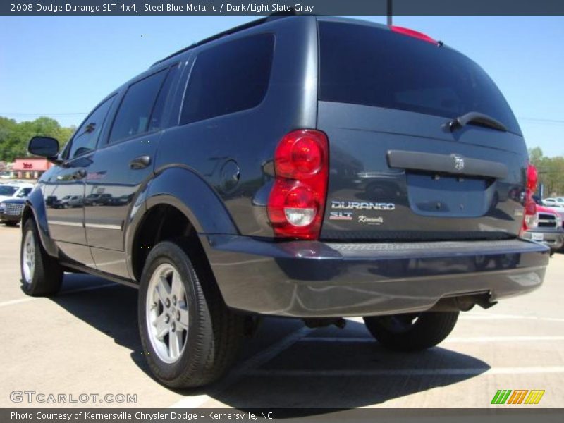 Steel Blue Metallic / Dark/Light Slate Gray 2008 Dodge Durango SLT 4x4
