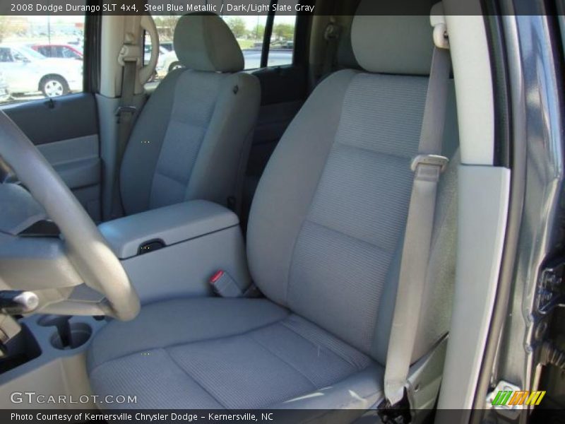 Steel Blue Metallic / Dark/Light Slate Gray 2008 Dodge Durango SLT 4x4