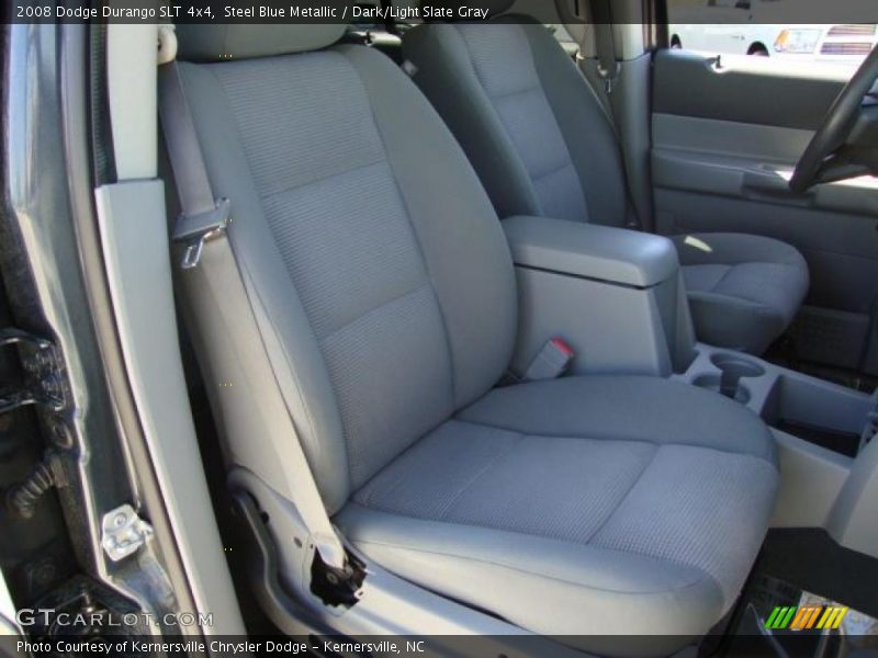 Steel Blue Metallic / Dark/Light Slate Gray 2008 Dodge Durango SLT 4x4