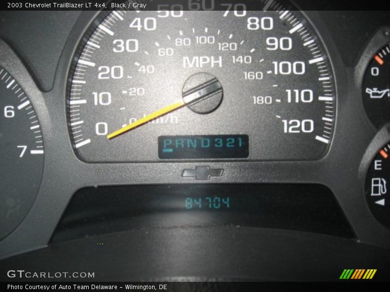 Black / Gray 2003 Chevrolet TrailBlazer LT 4x4
