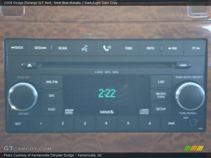 Steel Blue Metallic / Dark/Light Slate Gray 2008 Dodge Durango SLT 4x4