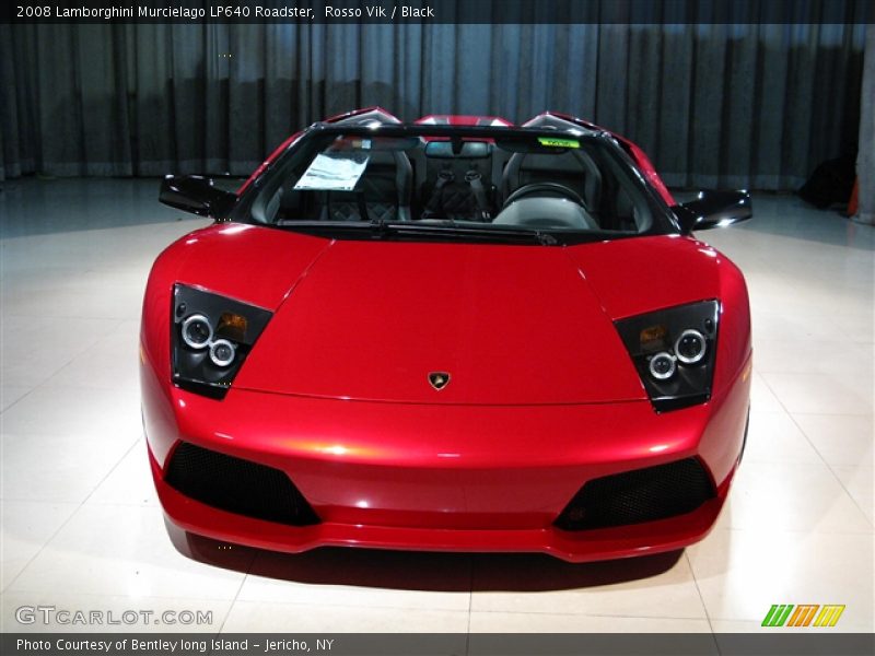 Rosso Vik / Black 2008 Lamborghini Murcielago LP640 Roadster