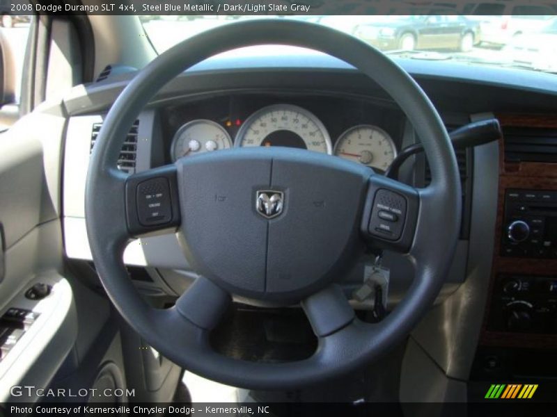 Steel Blue Metallic / Dark/Light Slate Gray 2008 Dodge Durango SLT 4x4