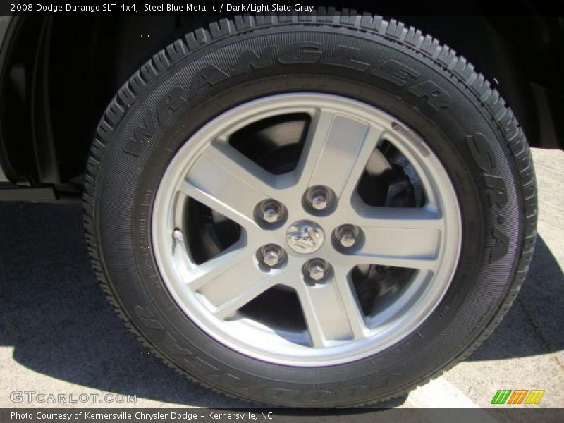 Steel Blue Metallic / Dark/Light Slate Gray 2008 Dodge Durango SLT 4x4