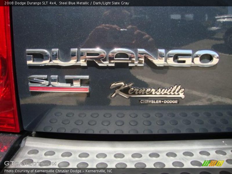 Steel Blue Metallic / Dark/Light Slate Gray 2008 Dodge Durango SLT 4x4