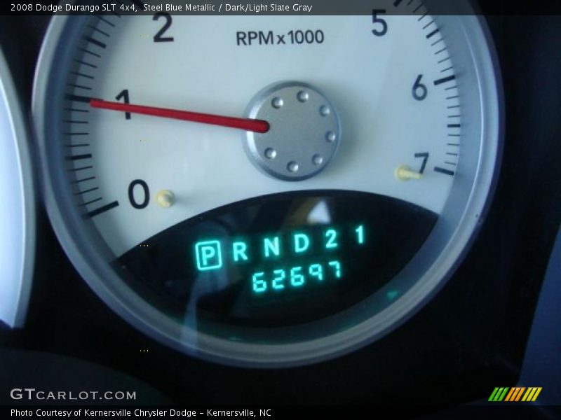 Steel Blue Metallic / Dark/Light Slate Gray 2008 Dodge Durango SLT 4x4