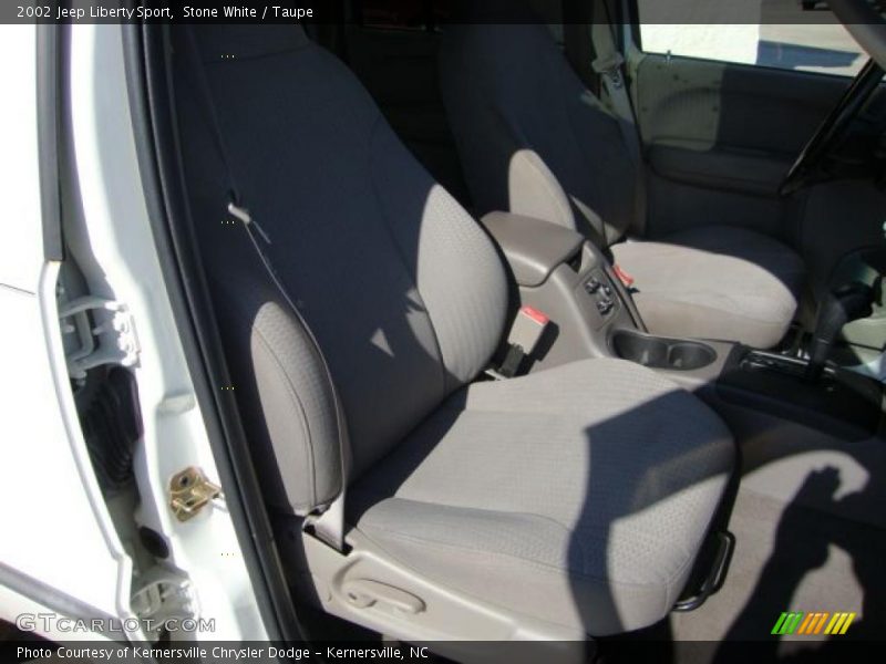 Stone White / Taupe 2002 Jeep Liberty Sport
