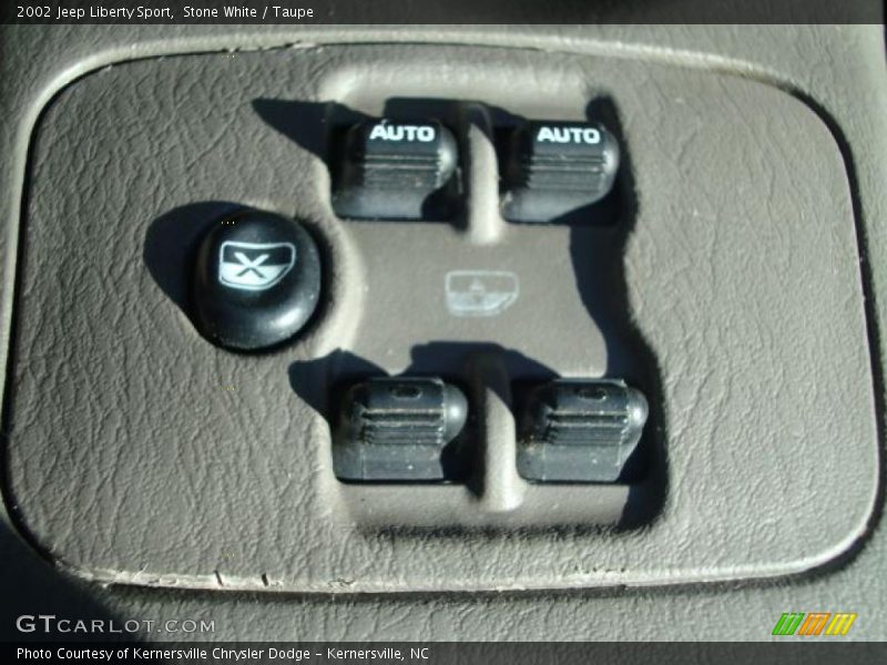 Stone White / Taupe 2002 Jeep Liberty Sport