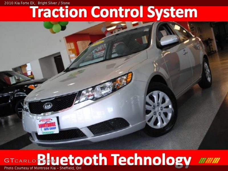 Bright Silver / Stone 2010 Kia Forte EX