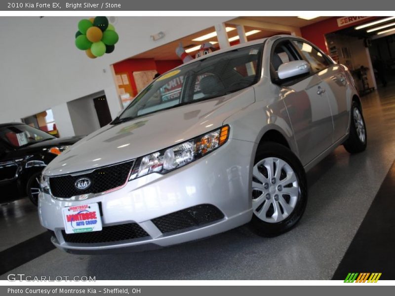 Bright Silver / Stone 2010 Kia Forte EX