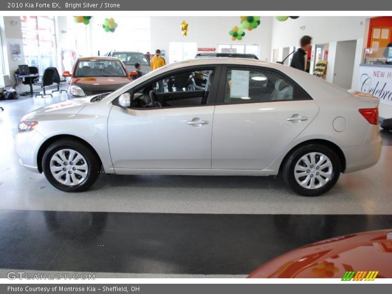 Bright Silver / Stone 2010 Kia Forte EX