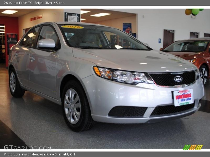 Bright Silver / Stone 2010 Kia Forte EX