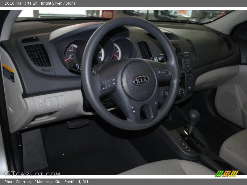 Bright Silver / Stone 2010 Kia Forte EX