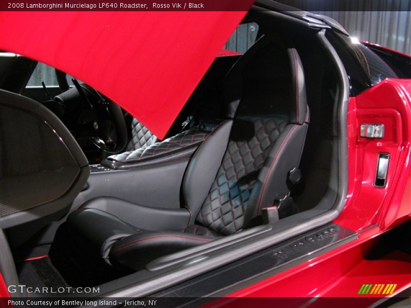 Rosso Vik / Black 2008 Lamborghini Murcielago LP640 Roadster