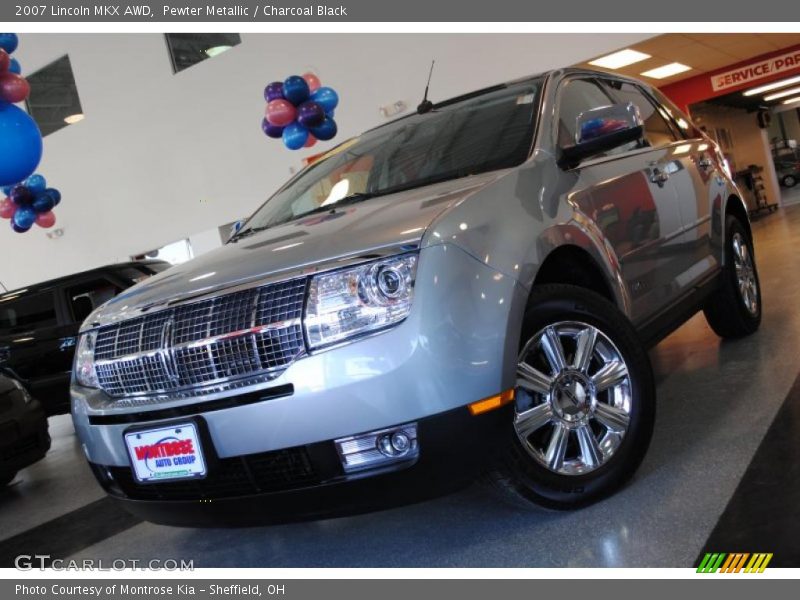 Pewter Metallic / Charcoal Black 2007 Lincoln MKX AWD