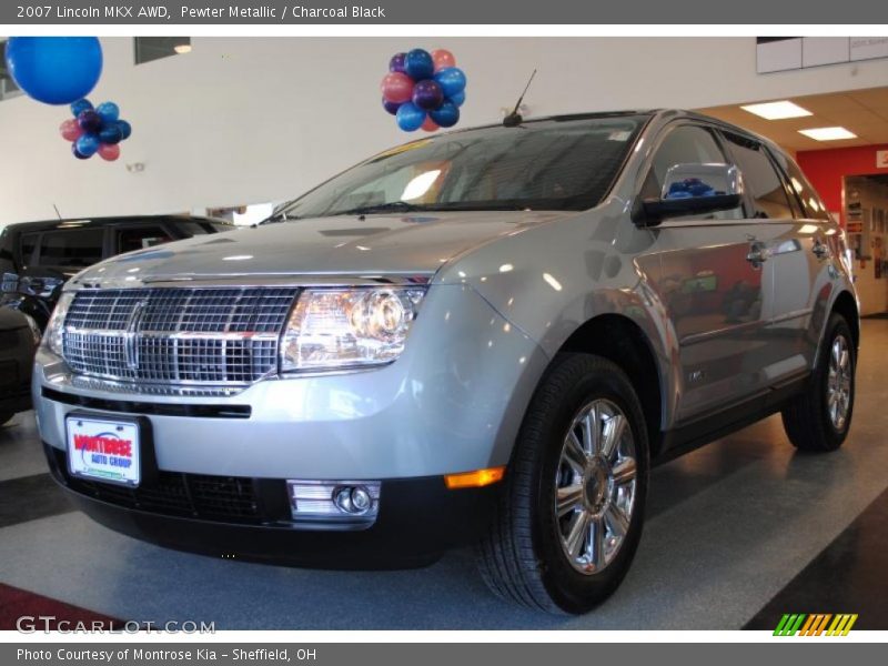 Pewter Metallic / Charcoal Black 2007 Lincoln MKX AWD