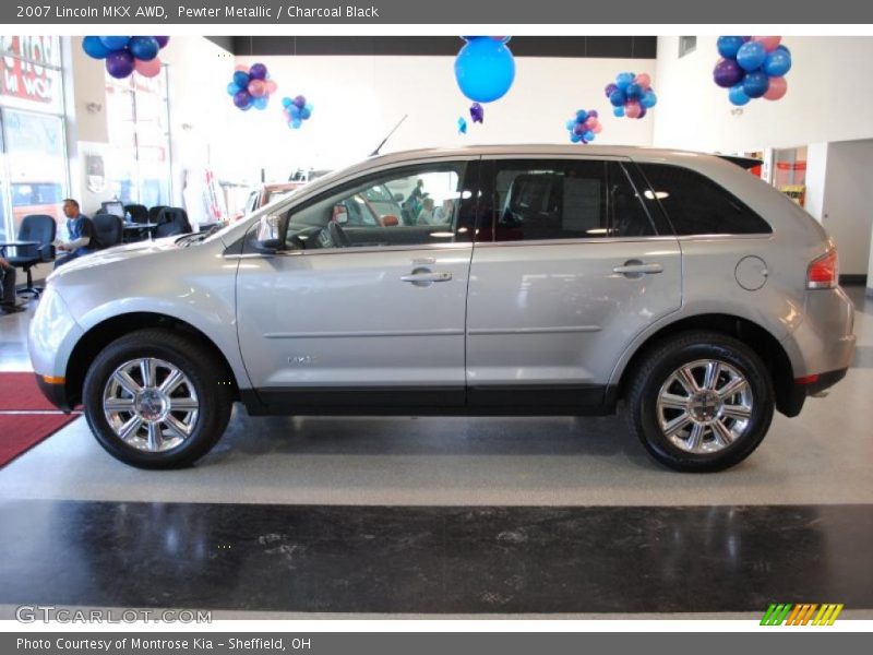 Pewter Metallic / Charcoal Black 2007 Lincoln MKX AWD