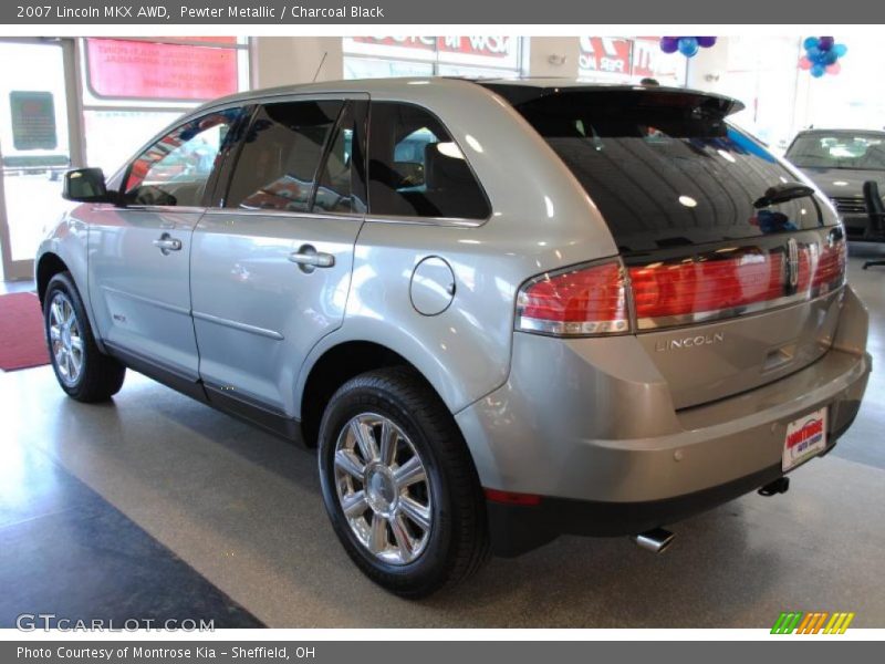 Pewter Metallic / Charcoal Black 2007 Lincoln MKX AWD