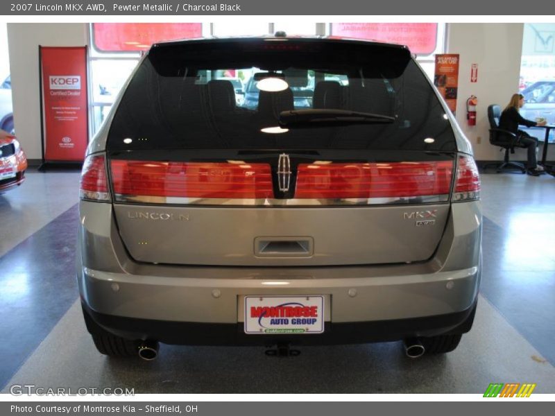 Pewter Metallic / Charcoal Black 2007 Lincoln MKX AWD