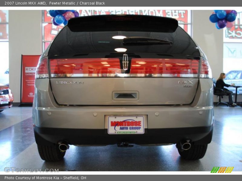 Pewter Metallic / Charcoal Black 2007 Lincoln MKX AWD