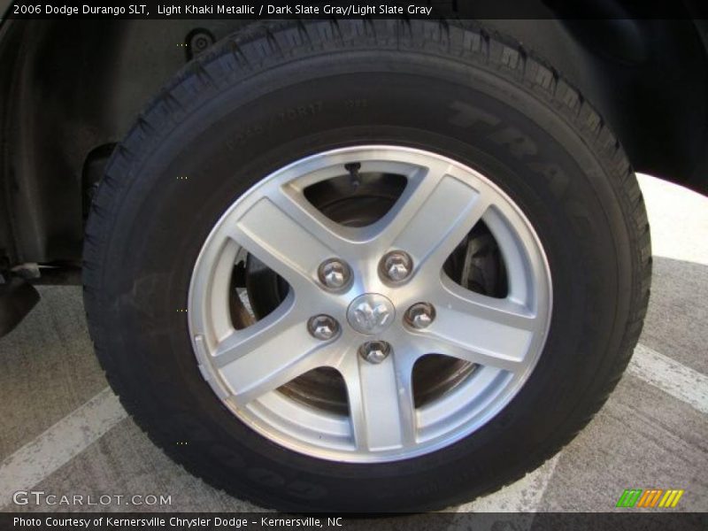 Light Khaki Metallic / Dark Slate Gray/Light Slate Gray 2006 Dodge Durango SLT