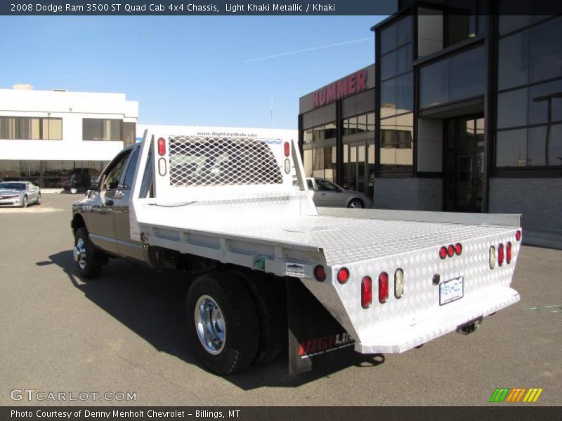 Light Khaki Metallic / Khaki 2008 Dodge Ram 3500 ST Quad Cab 4x4 Chassis