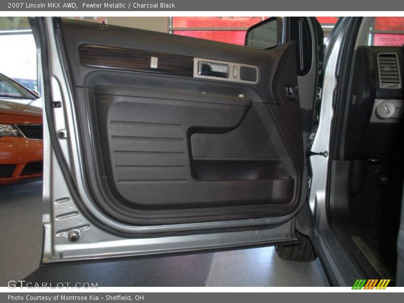 Pewter Metallic / Charcoal Black 2007 Lincoln MKX AWD