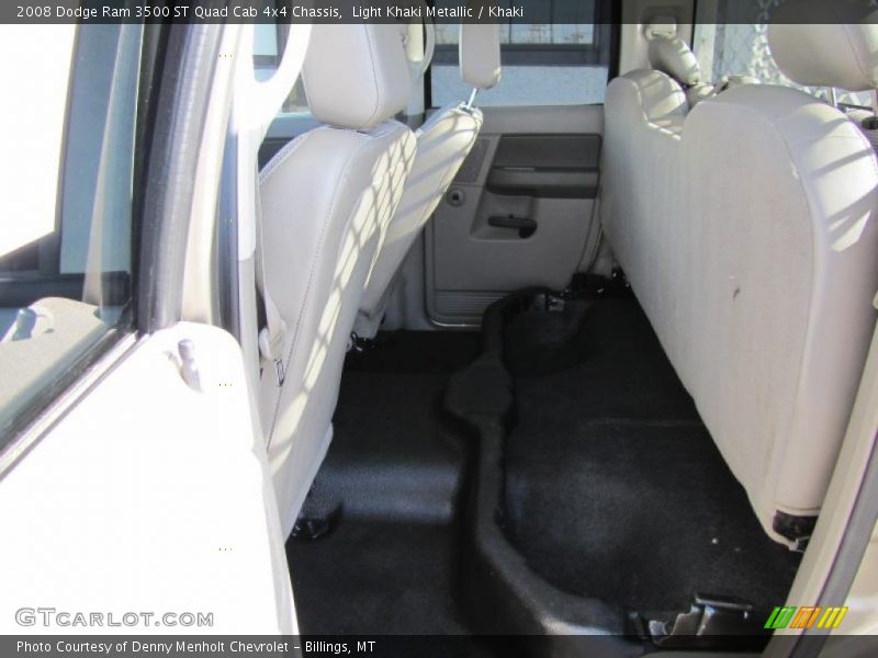 Light Khaki Metallic / Khaki 2008 Dodge Ram 3500 ST Quad Cab 4x4 Chassis