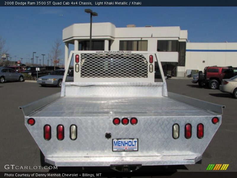 Light Khaki Metallic / Khaki 2008 Dodge Ram 3500 ST Quad Cab 4x4 Chassis