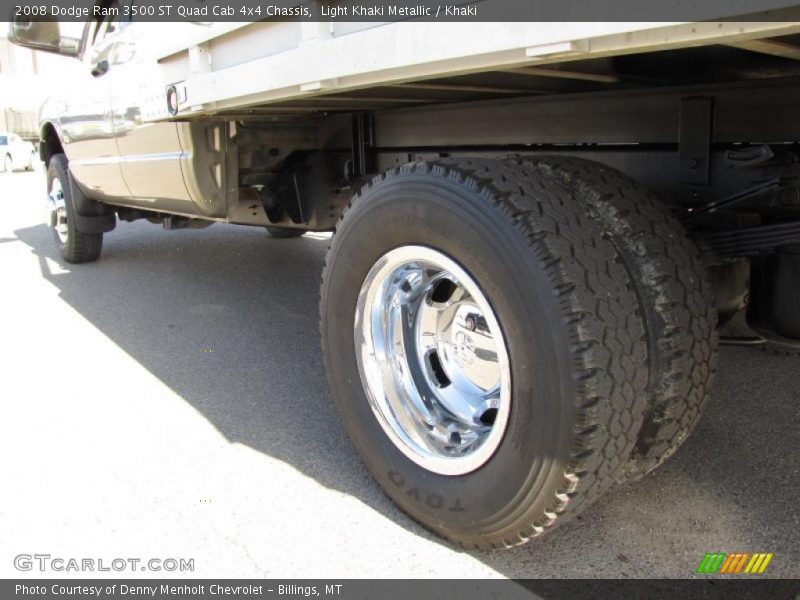 Light Khaki Metallic / Khaki 2008 Dodge Ram 3500 ST Quad Cab 4x4 Chassis