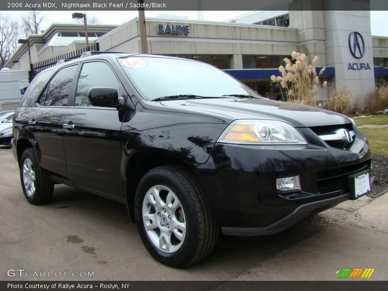 Nighthawk Black Pearl / Saddle/Black 2006 Acura MDX