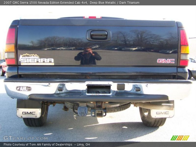 Deep Blue Metallic / Dark Titanium 2007 GMC Sierra 1500 Nevada Edition Extended Cab 4x4