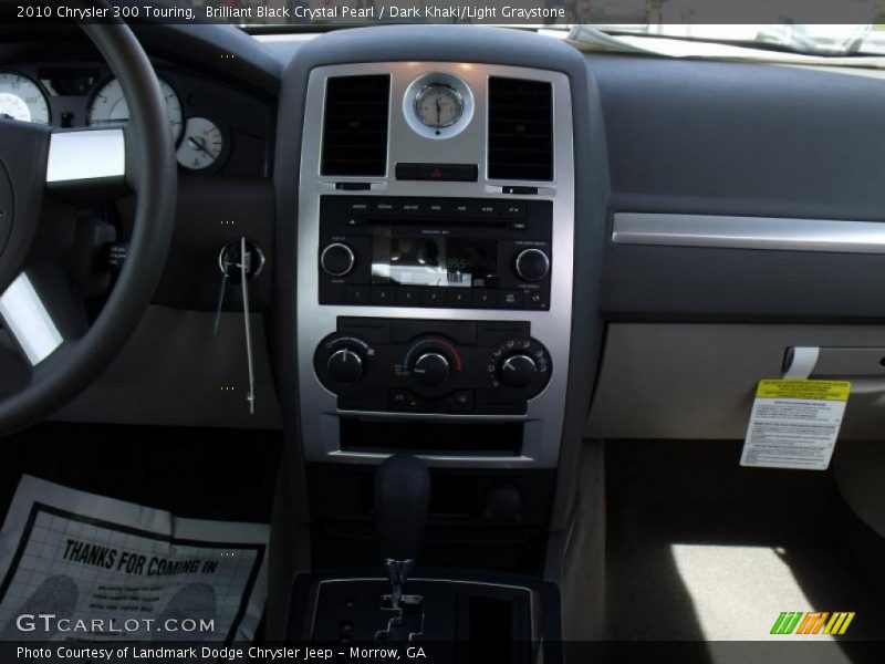 Brilliant Black Crystal Pearl / Dark Khaki/Light Graystone 2010 Chrysler 300 Touring