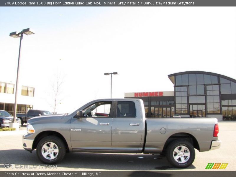 Mineral Gray Metallic / Dark Slate/Medium Graystone 2009 Dodge Ram 1500 Big Horn Edition Quad Cab 4x4