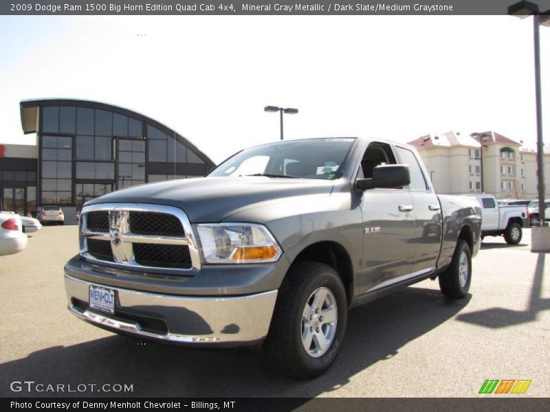 Mineral Gray Metallic / Dark Slate/Medium Graystone 2009 Dodge Ram 1500 Big Horn Edition Quad Cab 4x4