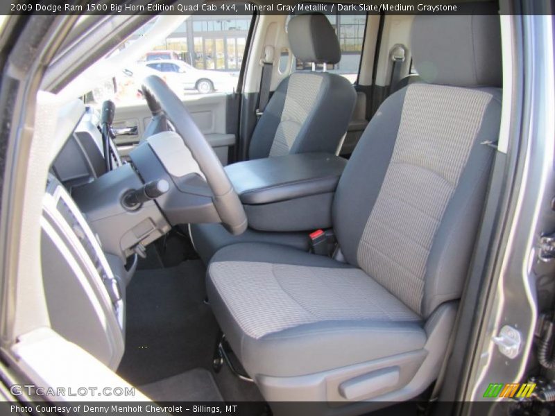 Mineral Gray Metallic / Dark Slate/Medium Graystone 2009 Dodge Ram 1500 Big Horn Edition Quad Cab 4x4