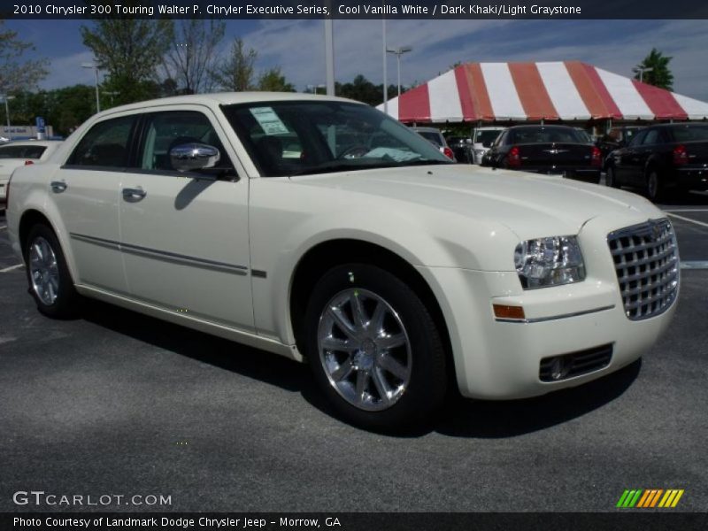 Cool Vanilla White / Dark Khaki/Light Graystone 2010 Chrysler 300 Touring Walter P. Chryler Executive Series